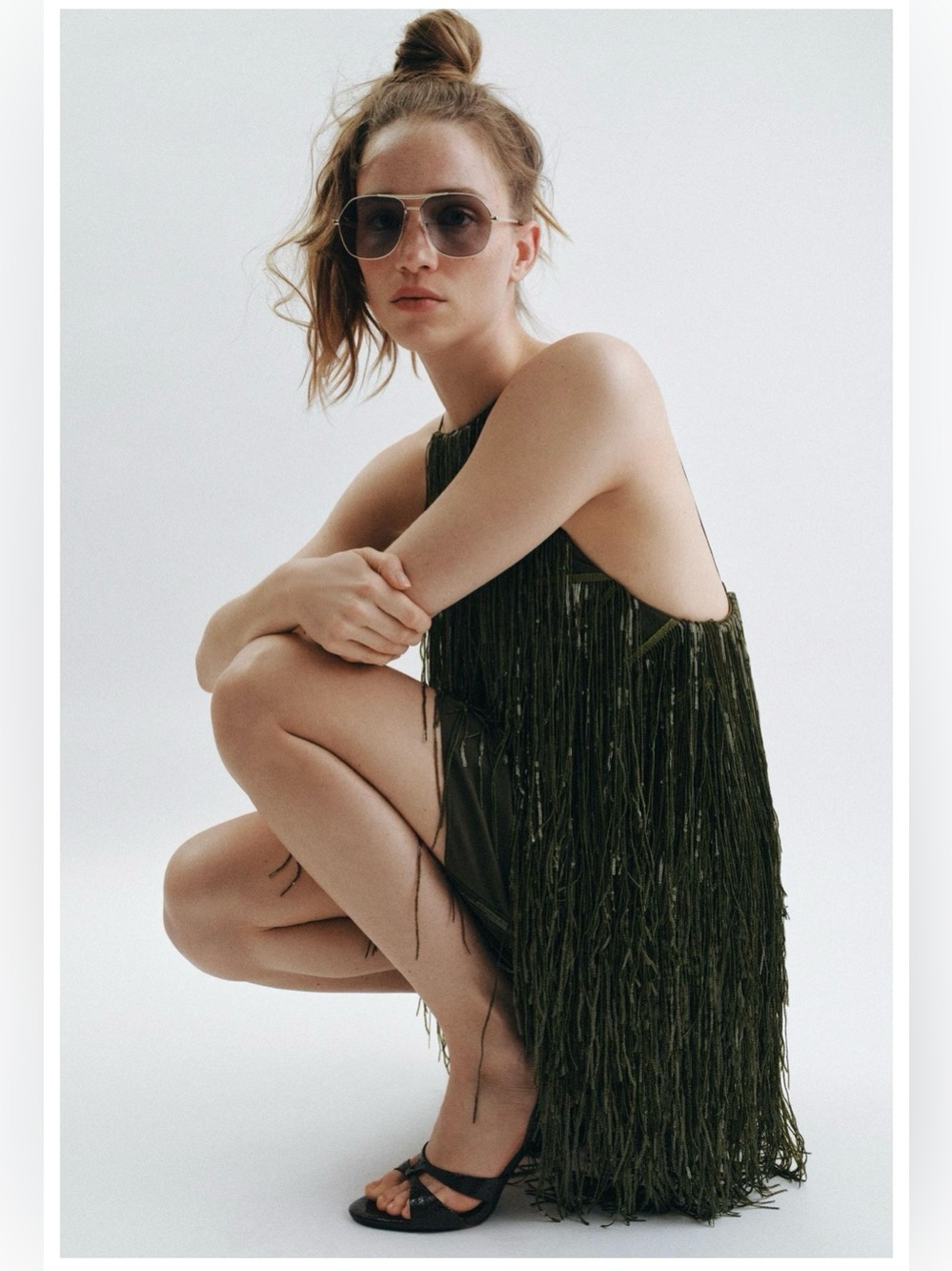 ZW FRINGED SEQUIN DRESS